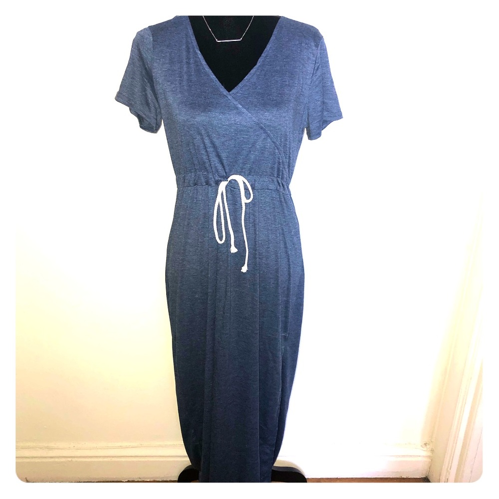 Short sleeve maxi dress!